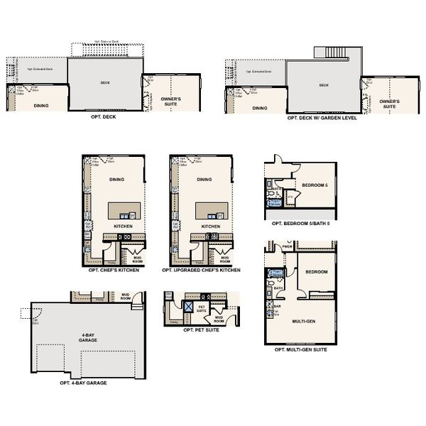 2D floor plan layout for the The Windsor by Century Communities in Trails at Smoky Hill | The Preserve, Parker, CO (Image 4).