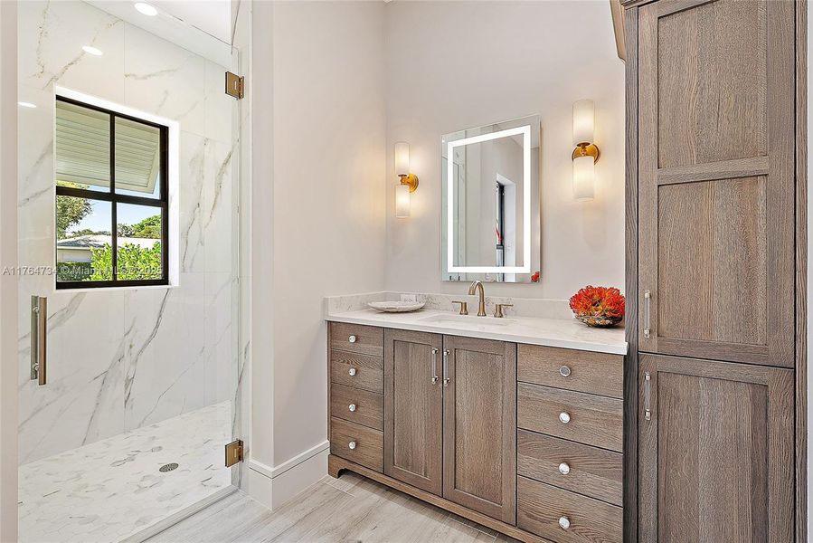 Furnished interior view inside a new home in , Tequesta (Image 7).