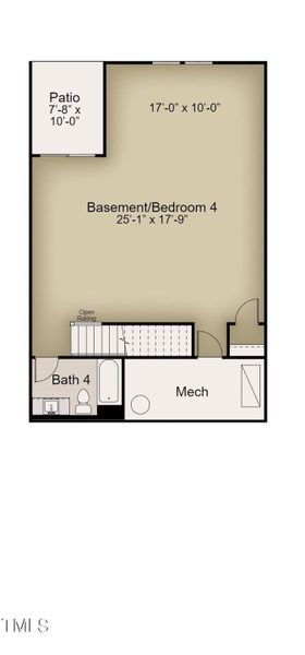 PTC 0034 Basement Floorplan