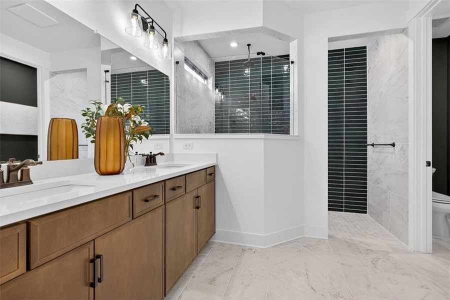 Furnished interior view inside a new home in Del Webb Chateau Elan, Hoschton (Image 10).