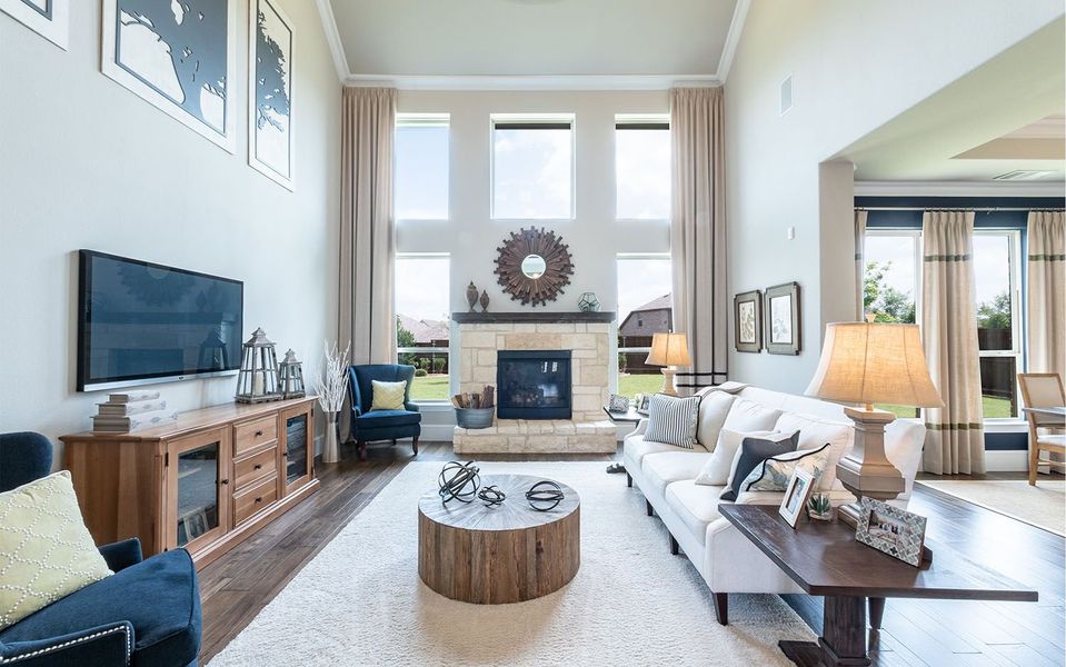 Furnished interior view inside a new home in High Park Hill, Arrington (Image 5).