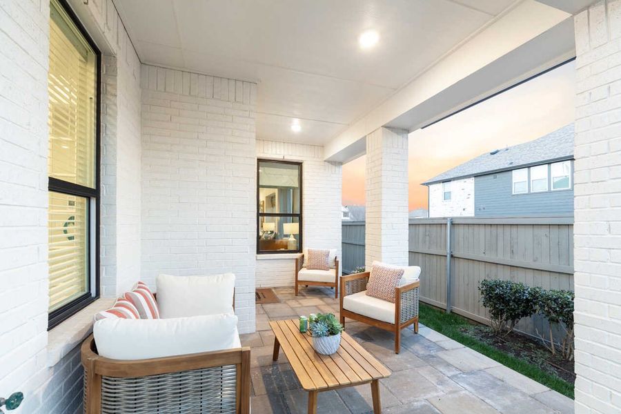 Representative Patio - some options shown Representative Patio - some options shown