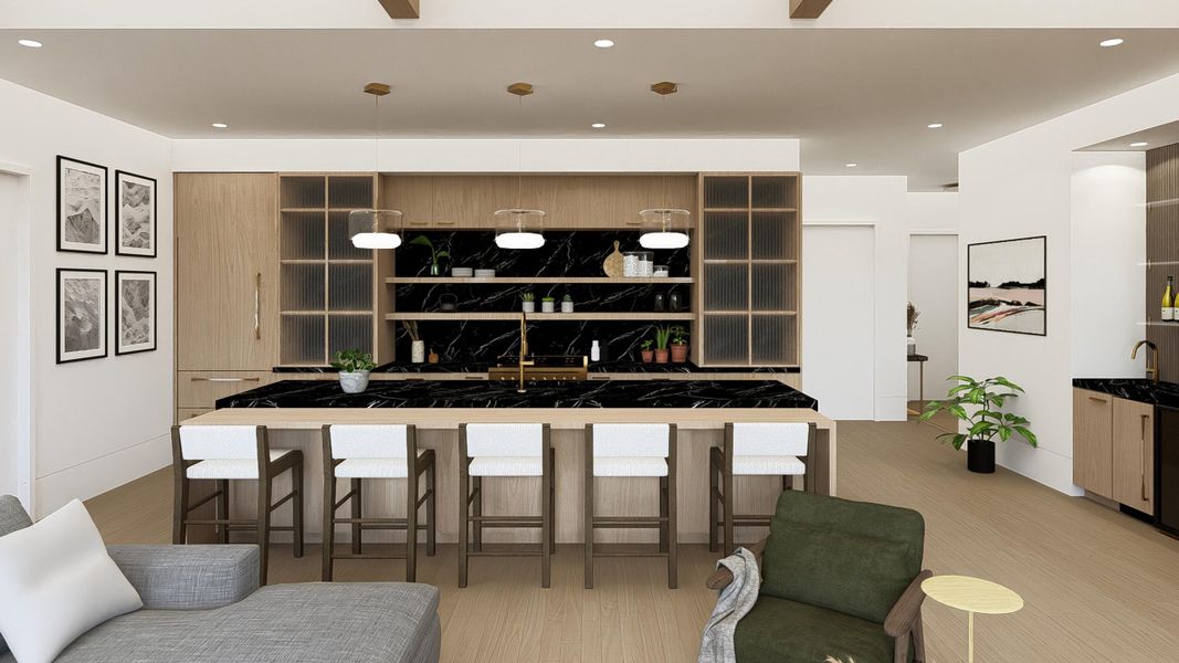 Furnished interior view inside a new home in , Charleston (Image 6).