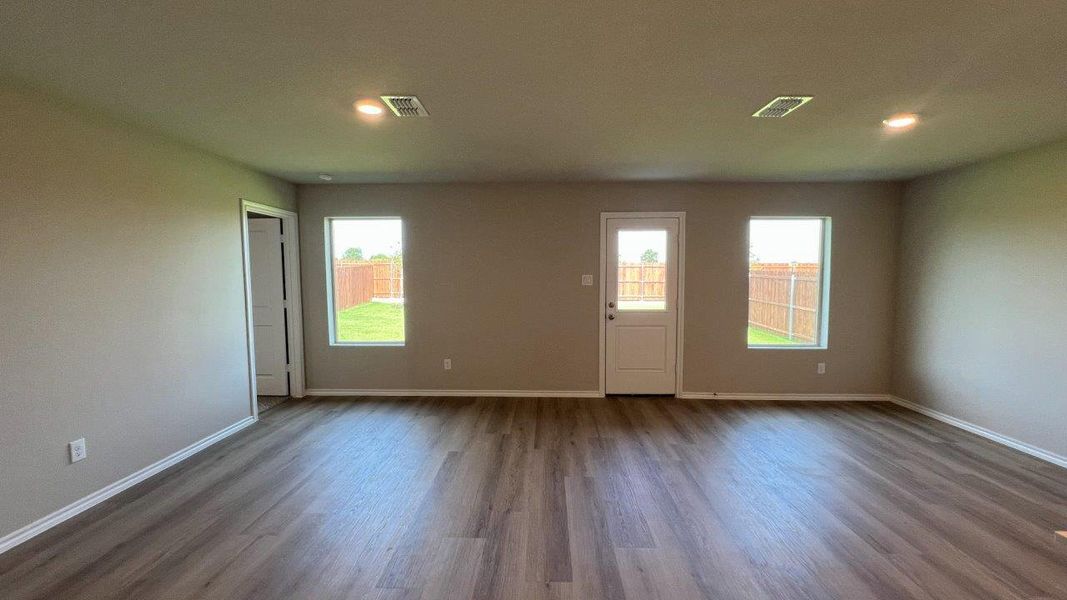 Spacious, unfurnished interior of a new home in Monarch at the Meadows, Ponder (Image 12). Spacious, unfurnished interior of a new home in Monarch at the Meadows, Ponder (Image 12).