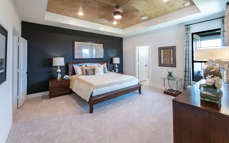 Furnished interior view inside a new home in Sunfield, Buda (Image 13).