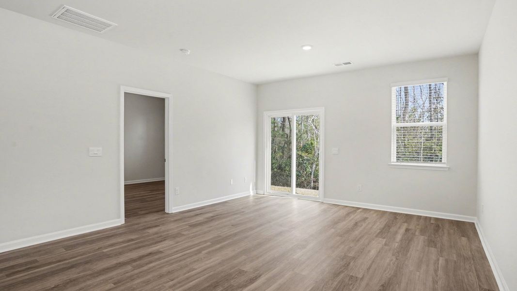 Representative unfurnished interior of a home built from the Greenbriar by D.R. Horton in Pinewood Estates, Conway (Image 10). Representative unfurnished interior of a home built from the Greenbriar by D.R. Horton in Pinewood Estates, Conway (Image 10).