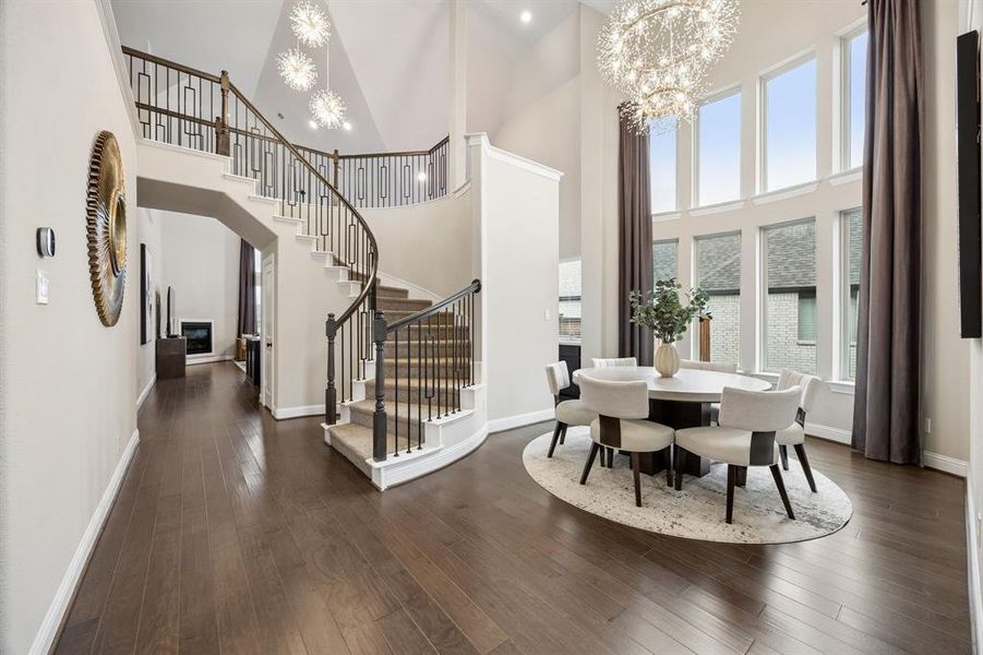 Furnished interior view inside a new home in , Fate (Image 14).
