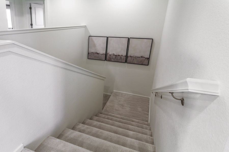 Representative unfurnished interior of a home built from the Oakley by Hartford Homes in Bloom, Fort Collins (Image 26).