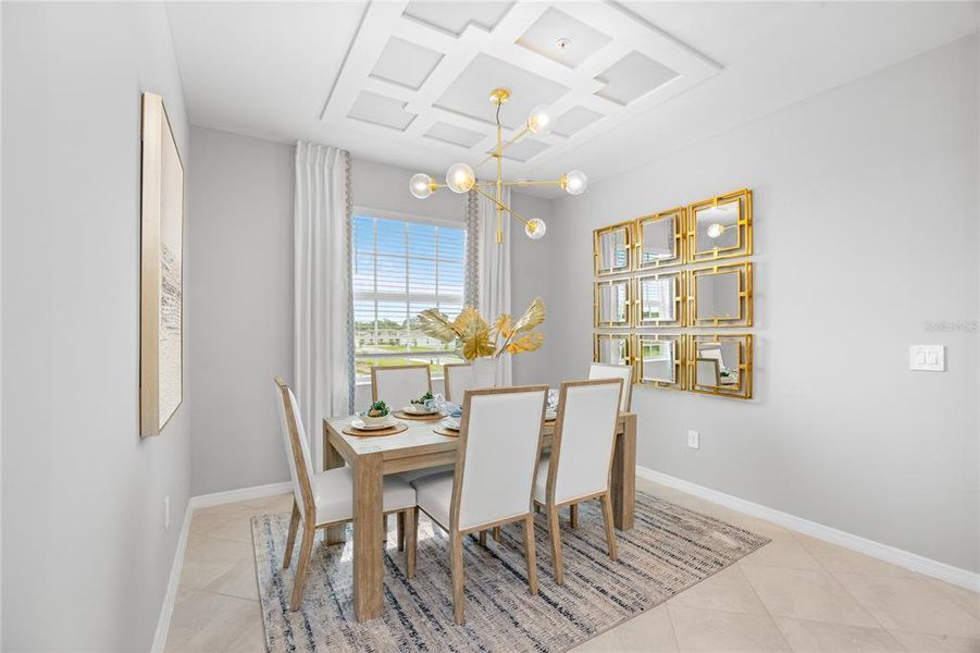 Furnished interior view inside a new home in Wellen Park Golf & Country Club, Venice (Image 2).
