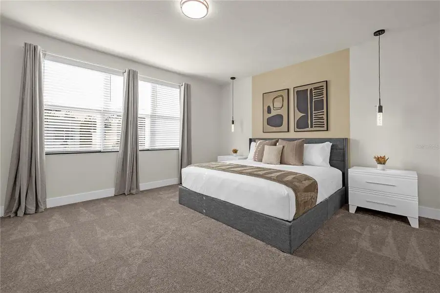 Furnished interior view inside a new home in , Clermont (Image 4).