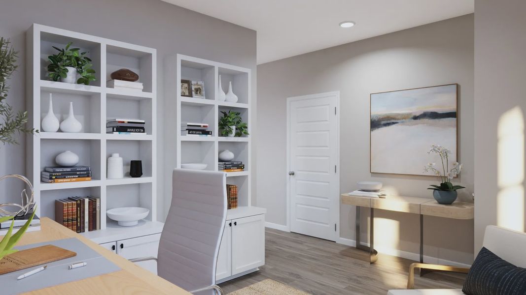 Representative furnished interior of a home built from the The Tivoli by Legend Homes in Sycamore Landing, Fort Worth (Image 6).