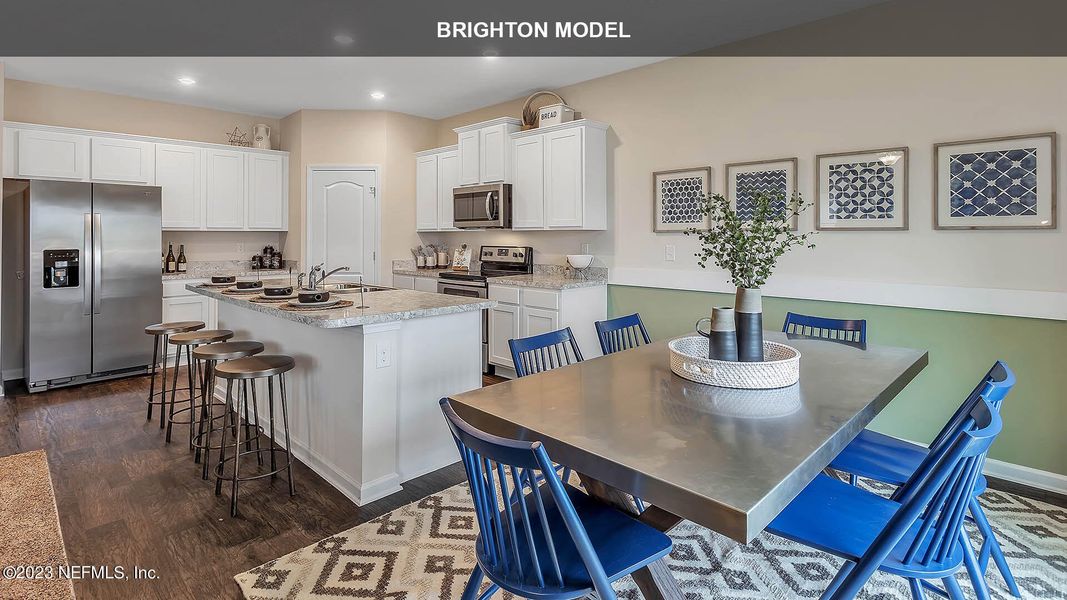 Furnished interior view inside a new home in Cross Creek Express, Green Cove Springs (Image 4). Furnished interior view inside a new home in Cross Creek Express, Green Cove Springs (Image 4).