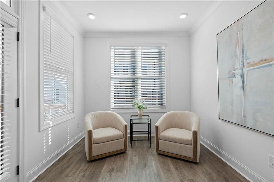 Furnished interior view inside a new home in Waterhaven, Cumming (Image 18).