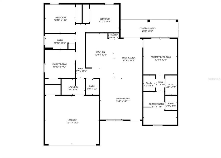 2D floor plan layout of this home in , Ocala, FL (Image 5).