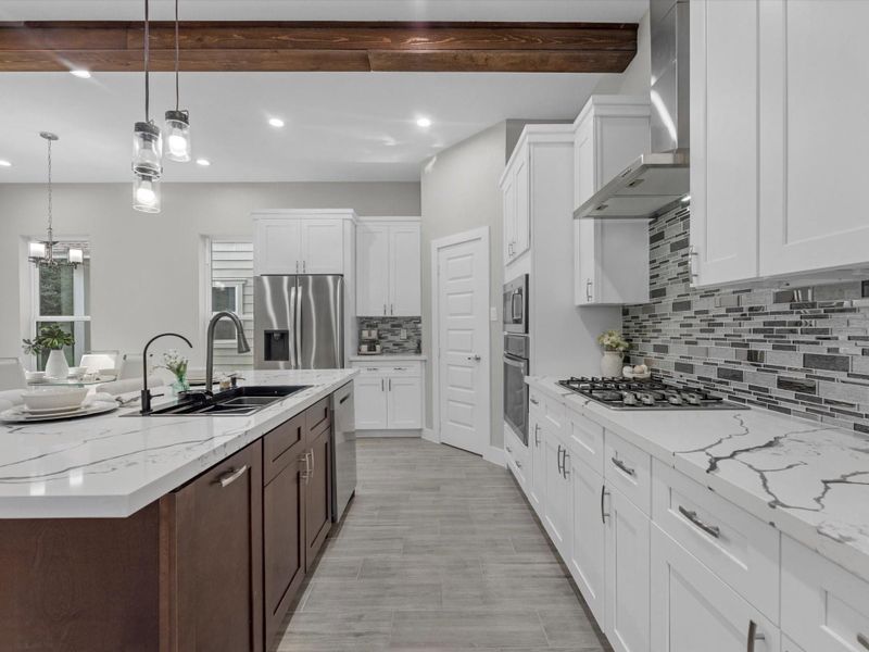Furnished interior view inside a new home in , Houston (Image 11).