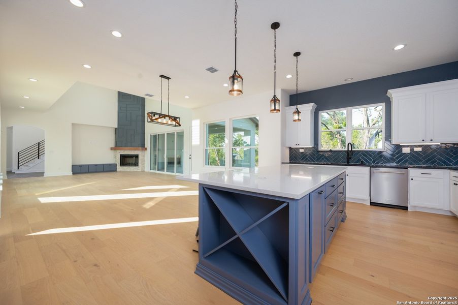 Furnished interior view inside a new home in , New Braunfels (Image 9).