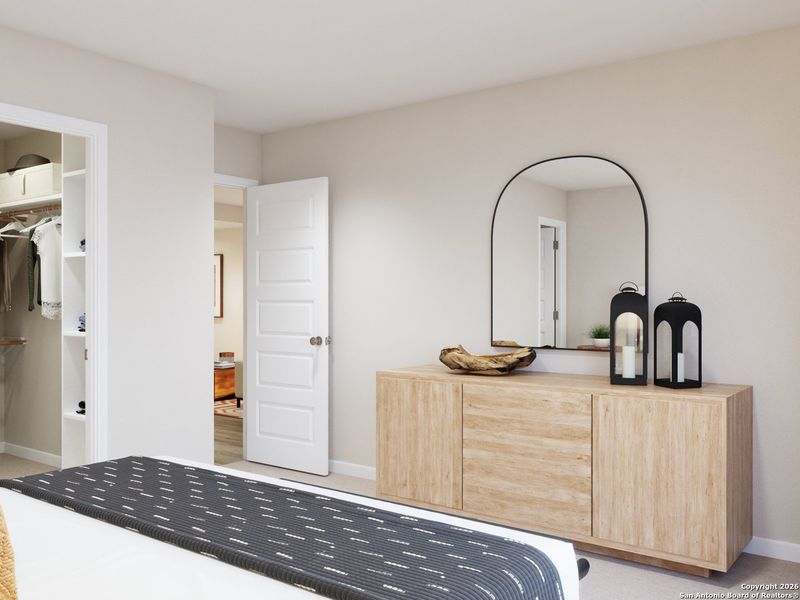 Furnished interior view inside a new home in Abbott Place, St. Hedwig (Image 5).