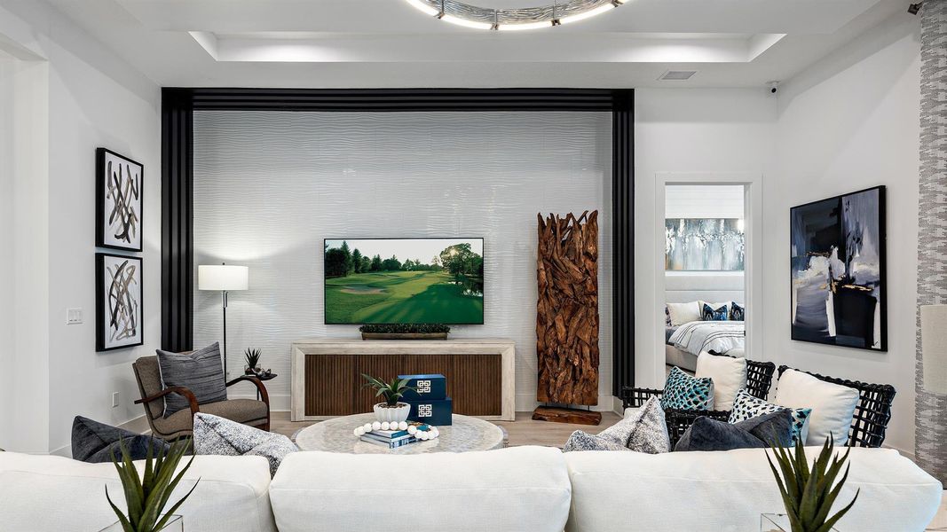 Furnished interior view inside a new home in Astor Creek Golf & Country Club, Port St. Lucie (Image 8).