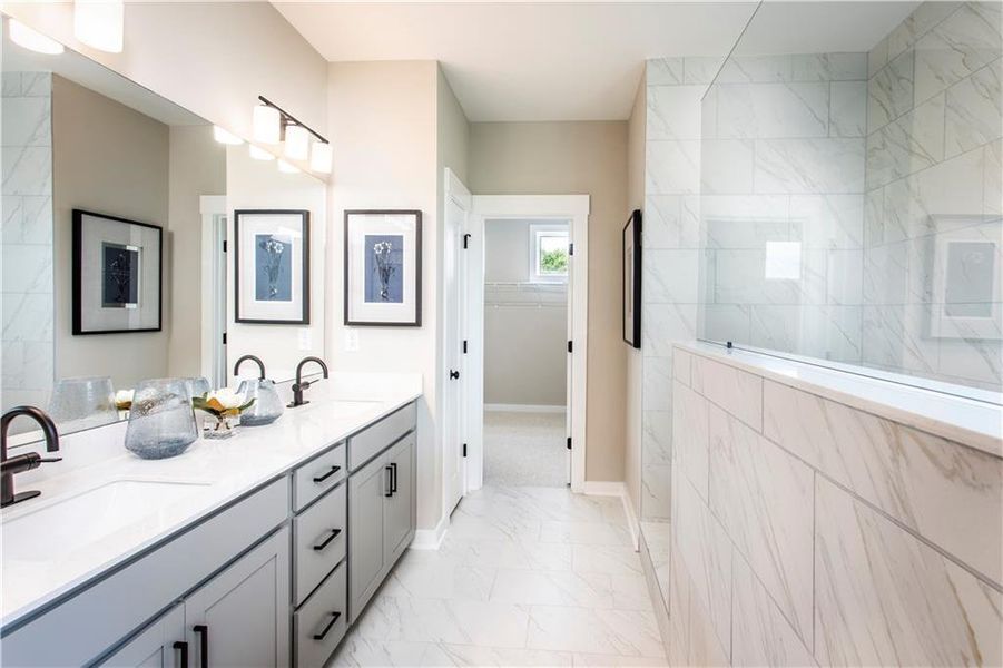 Furnished interior view inside a new home in Wisteria at GreenHouse, Marietta (Image 26).