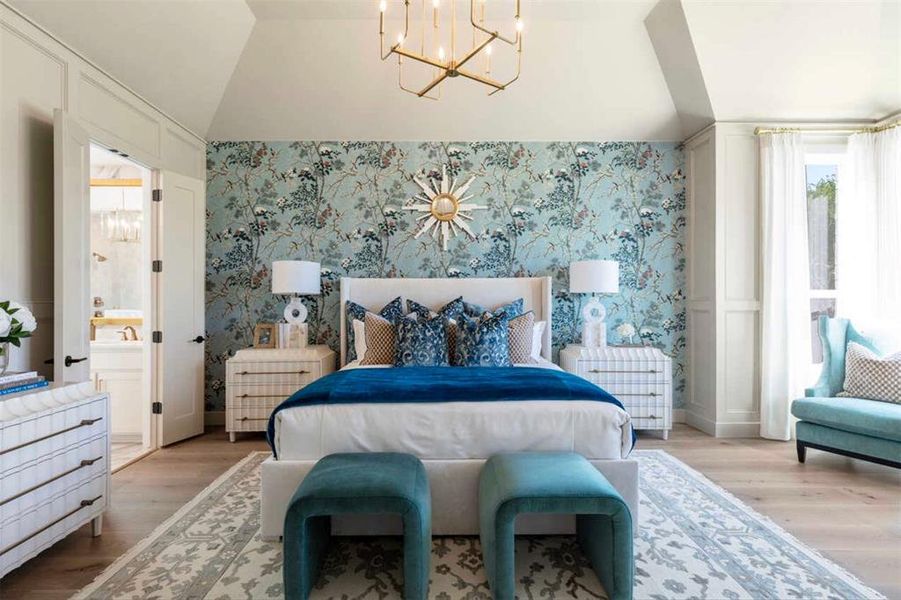 Furnished interior view inside a new home in Estates at Bristol Valley, Heath (Image 6).