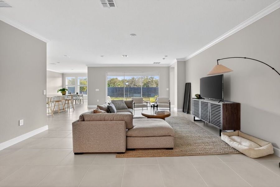 Representative furnished interior of a home built from the Java by Taylor Morrison in Firethorn, Parrish (Image 6).