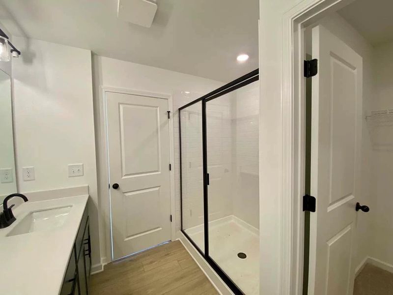 Sample Photo: Primary Bathroom Walk-In Shower