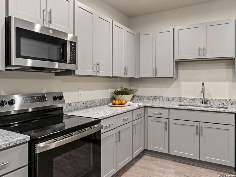 Furnished interior view inside a new home in , New Braunfels (Image 20).