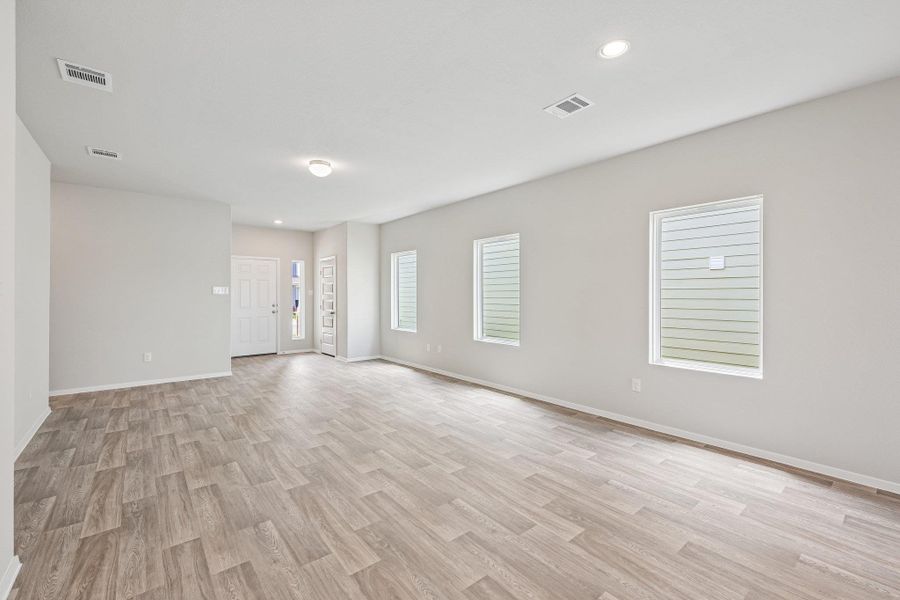 Spacious, unfurnished interior of a new home in Cascade, Liberty Hill (Image 25). Spacious, unfurnished interior of a new home in Cascade, Liberty Hill (Image 25).