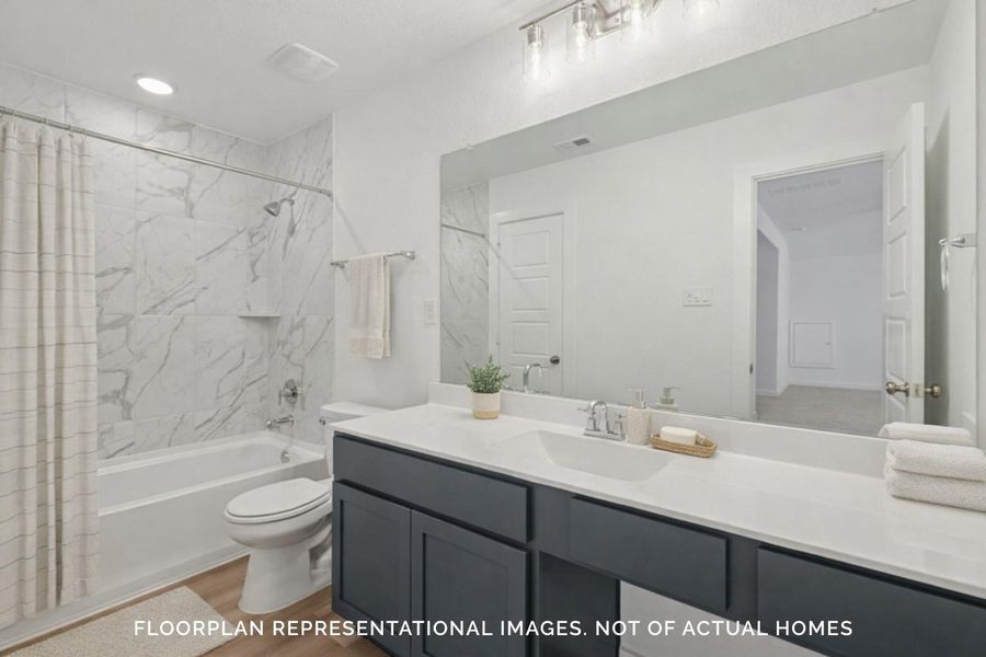 Furnished interior view inside a new home in Magnolia Ridge, Magnolia (Image 8). Furnished interior view inside a new home in Magnolia Ridge, Magnolia (Image 8).