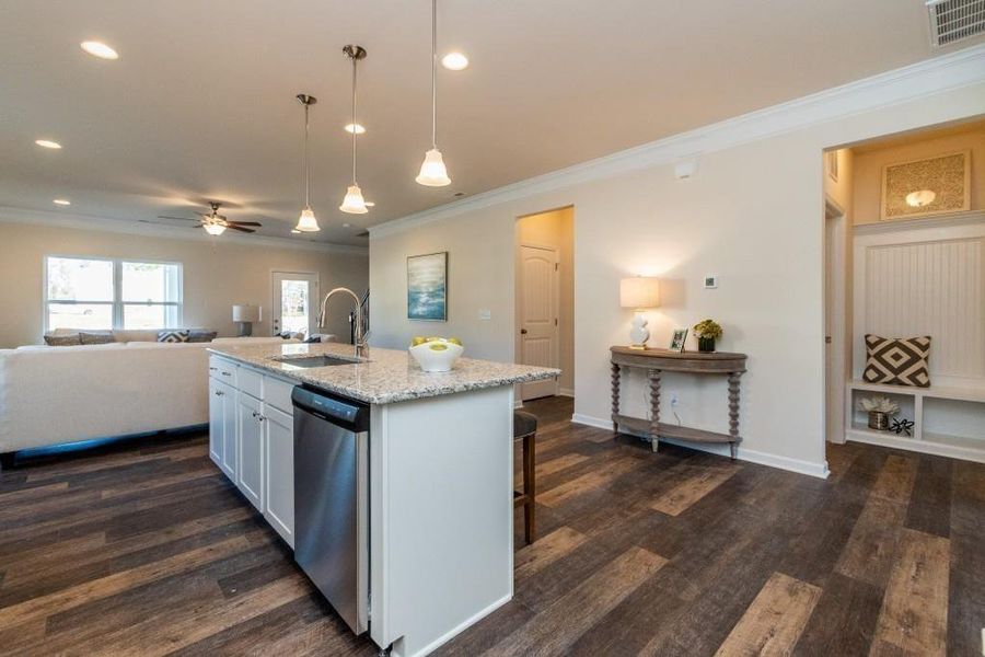 Furnished interior view inside a new home in Jones Ridge, Dallas (Image 17).
