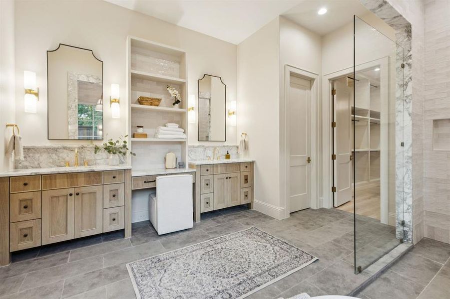 Furnished interior view inside a new home in , Dallas (Image 15). Furnished interior view inside a new home in , Dallas (Image 15).