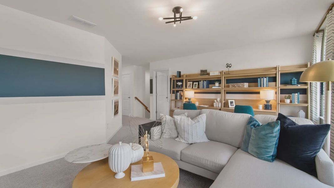 Furnished interior view inside a new home in Hamilton Lakes, Loganville (Image 27).