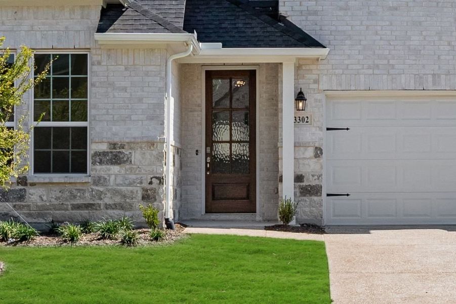 Representative exterior details of a home built from the San Marcos by UnionMain Homes in Elevon, Lavon (Image 3). Representative exterior details of a home built from the San Marcos by UnionMain Homes in Elevon, Lavon (Image 3).