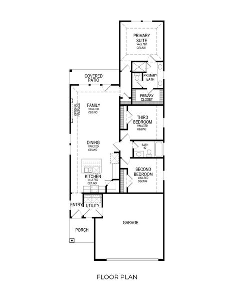 2D floor plan layout for the Pierce Select F by First Texas Homes in The Meadows, Denton, TX (Image 3). 2D floor plan layout for the Pierce Select F by First Texas Homes in The Meadows, Denton, TX (Image 3).