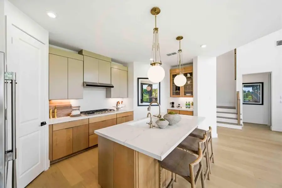 Furnished interior view inside a new home in Bridgeland 45', 50', 70', Cypress (Image 6).