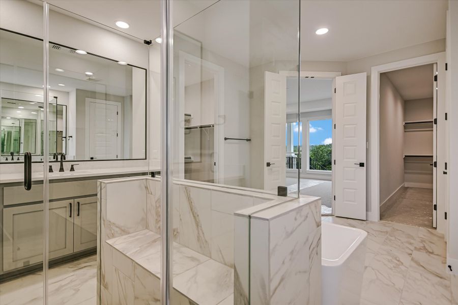 Representative furnished interior of a home built from the Sapphire by Giddens Homes in Riverstone, Georgetown (Image 60).