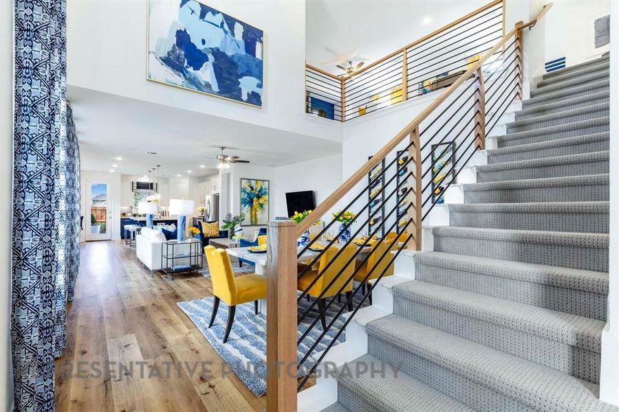Furnished interior view inside a new home in Bel Air Village: 50ft. lots, Sherman (Image 22).