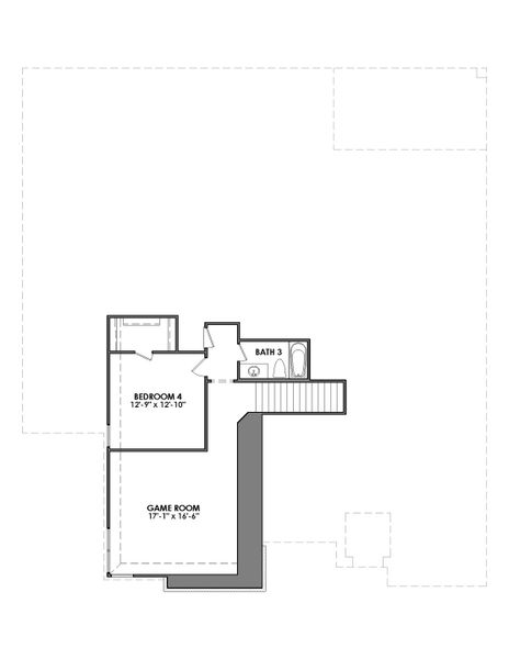 2D floor plan layout of this home in Sweetgrass, Haslet, TX (Image 3). 2D floor plan layout of this home in Sweetgrass, Haslet, TX (Image 3).