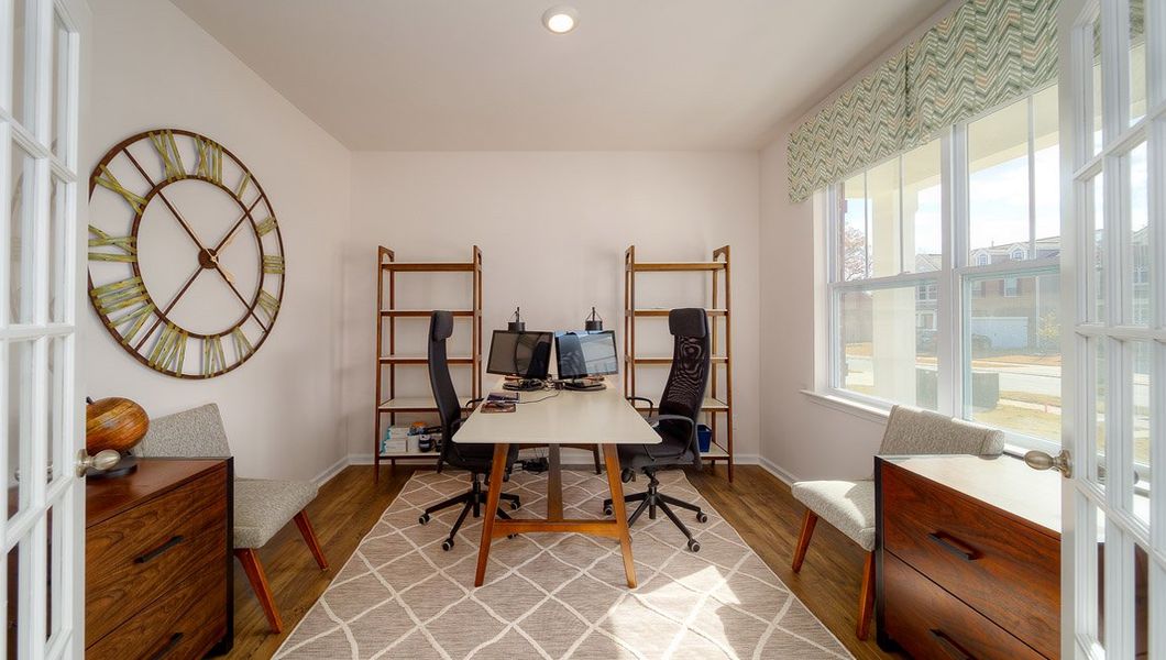 Furnished interior view inside a new home in Valleywood Farms, Waynesville (Image 31).