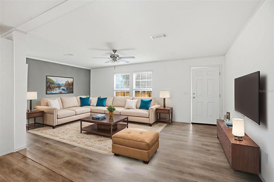 Furnished interior view inside a new home in , Brooksville (Image 9).
