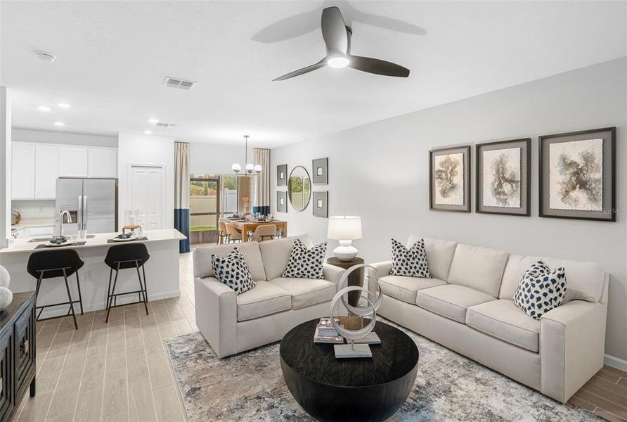 Furnished interior view inside a new home in , Ocala (Image 29).