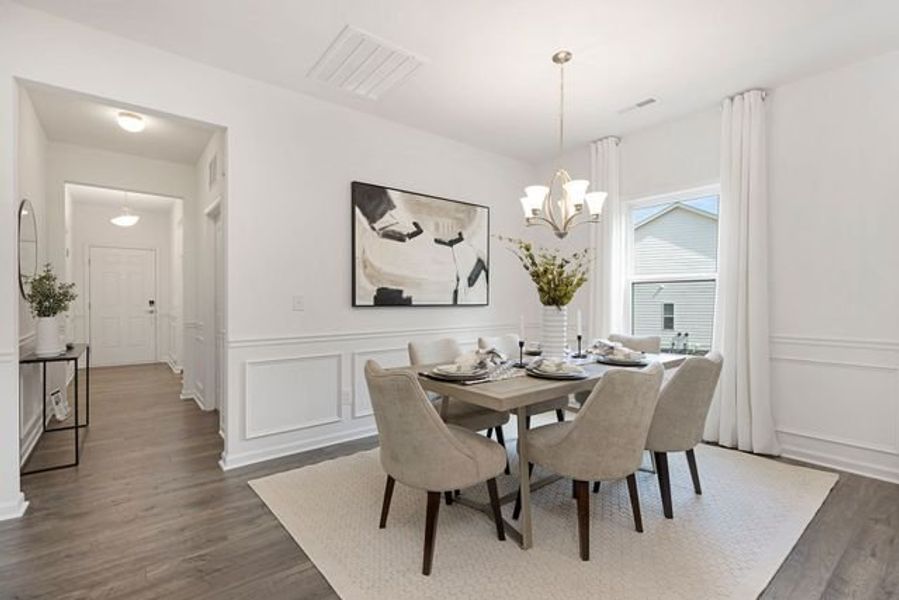 Representative furnished interior of a home built from the Cyprus by True Homes in Mooreland Oaks, Mount Holly (Image 15).
