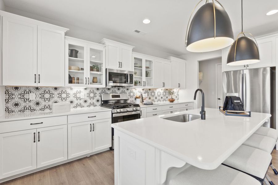 Representative furnished interior of a home built from the Somerset by Taylor Morrison in River Falls, Tega Cay (Image 6).