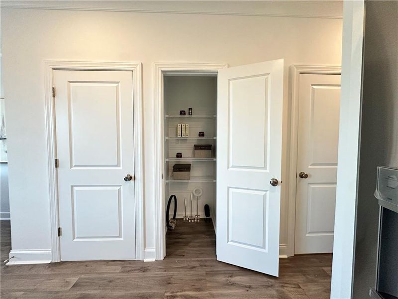 Furnished interior view inside a new home in Market Square at Sawnee Village, Cumming (Image 9). Furnished interior view inside a new home in Market Square at Sawnee Village, Cumming (Image 9).