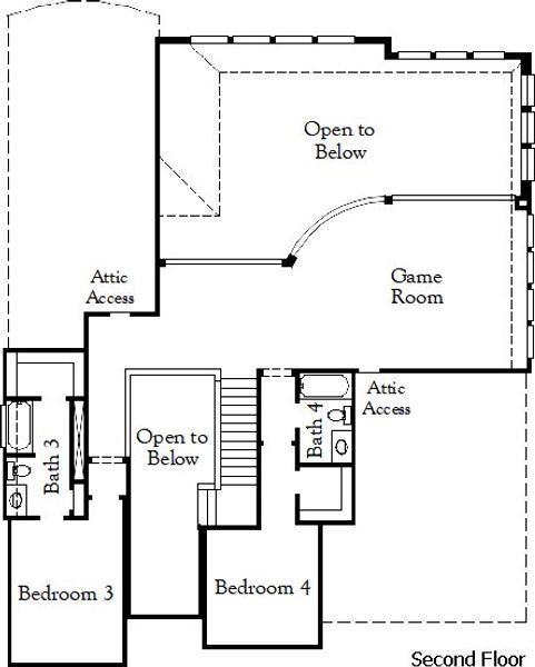 2D floor plan layout of this home in Carneros Ranch, Leander, TX (Image 6). 2D floor plan layout of this home in Carneros Ranch, Leander, TX (Image 6).
