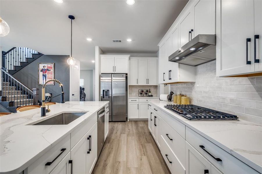 Furnished interior view inside a new home in Ashford Park - Texana Series, Corinth (Image 24).