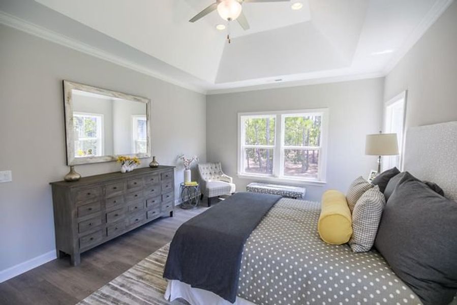 Representative furnished interior of a home built from the Langley by True Homes in Edgewater - Cottage Greens, Lancaster (Image 11).