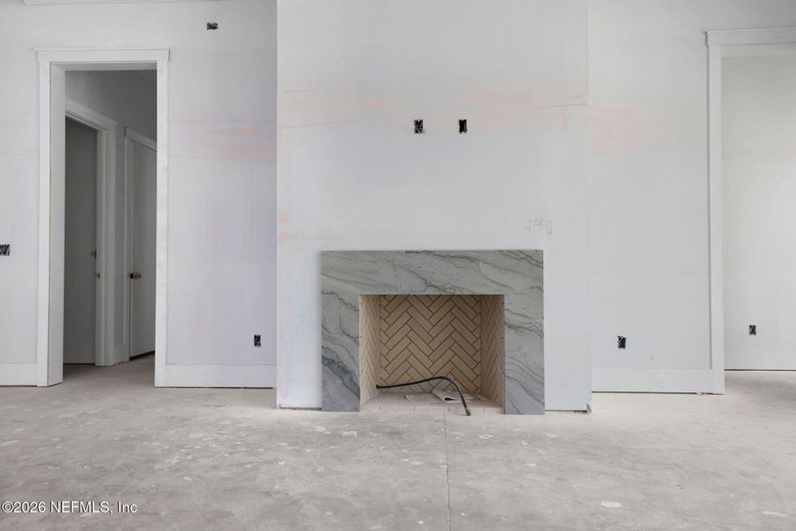 In-progress construction of a new home in , Ponte Vedra, FL (Image 15).