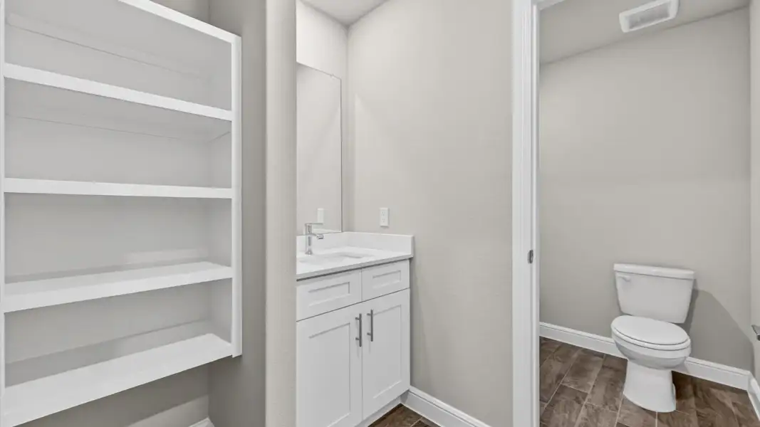 Furnished interior view inside a new home in Parkerville Meadows, DeSoto (Image 10).