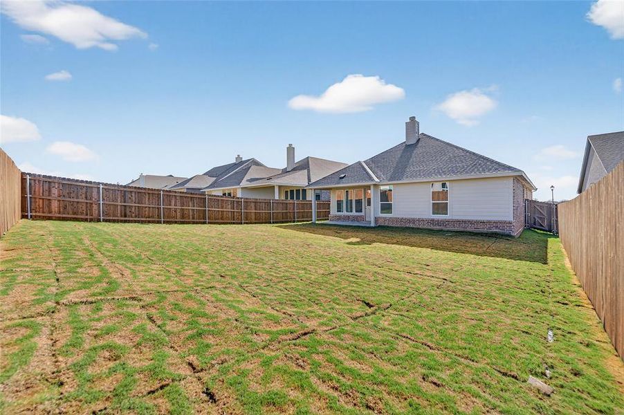 Exterior details and patio area of a home in Liberty Pointe, Gainesville (Image 28).